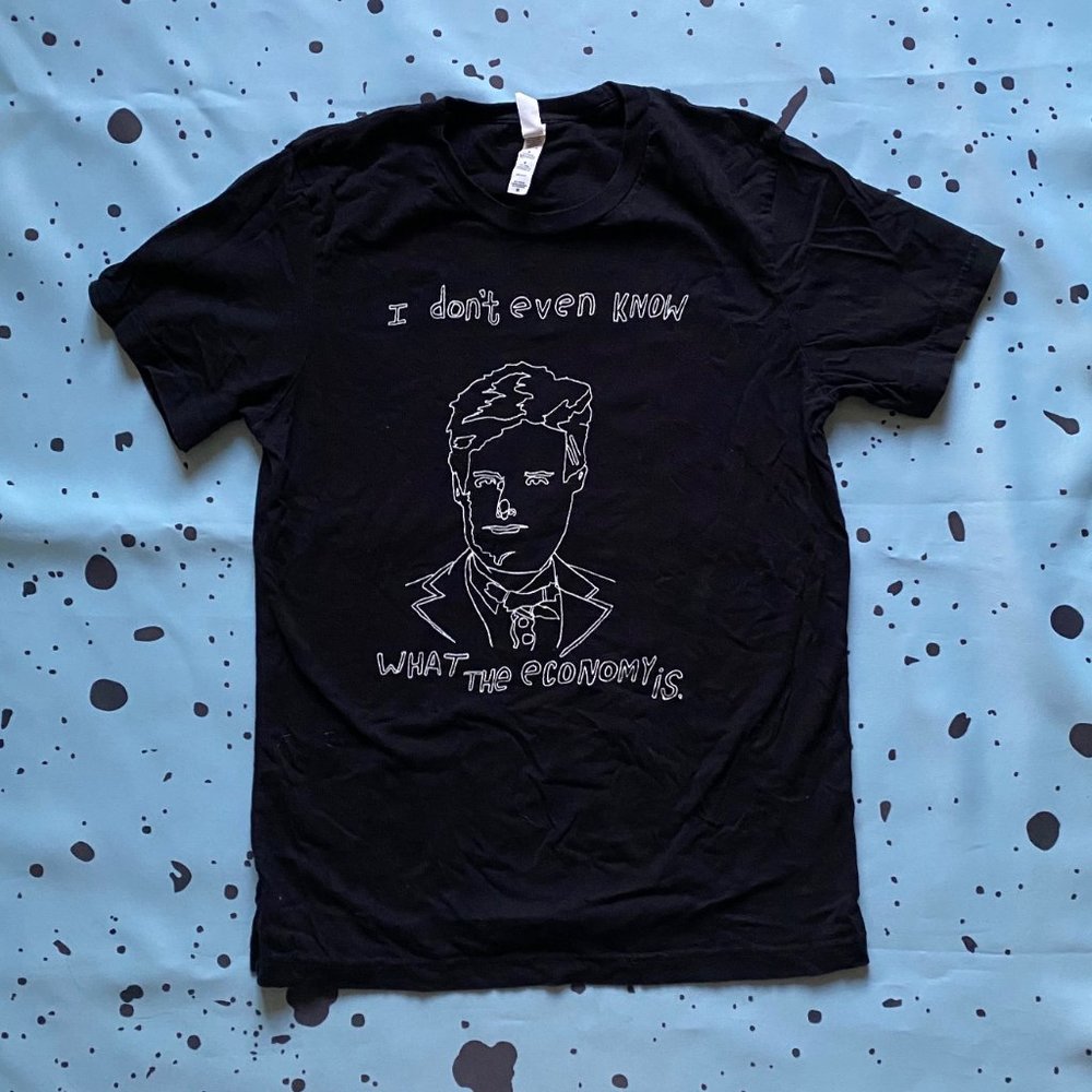 Meow Wolf Unisex Black Cotton Printed T-Shirt M